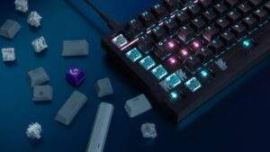 Logitech G316 X 98 Meluncur, Keyboard Gaming Thocky dengan Sensor 8 kHz untuk Gamer Kompetitif