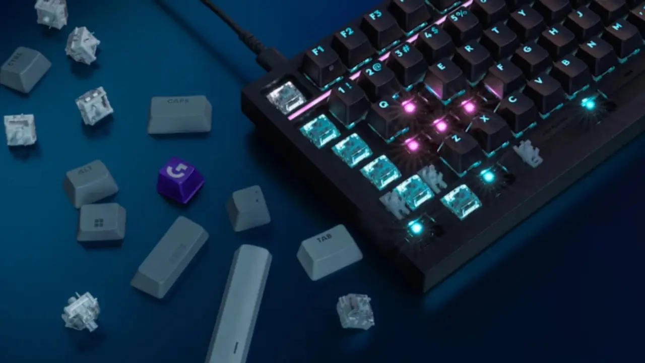 Logitech G316 X 98 Meluncur Keyboard Gaming Thocky Dengan Sensor 8 Khz Untuk Gamer Kompetitif
