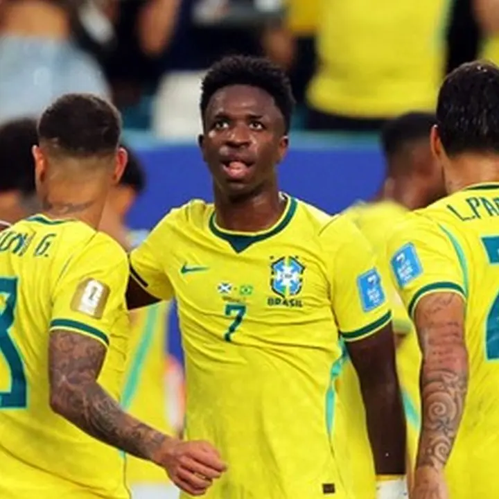 Vini Cetak Brace, Brasil Hajar Skotlandia 3-0; Neymar Kembali Dari Bangku Cadangan