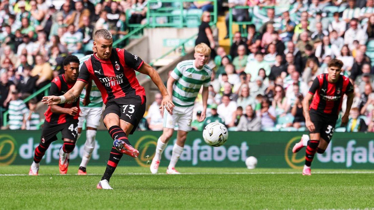 AC Milan Bangkit dari Ketertinggalan, Tahan Imbang Celtic 2-2 di Laga Pramusim