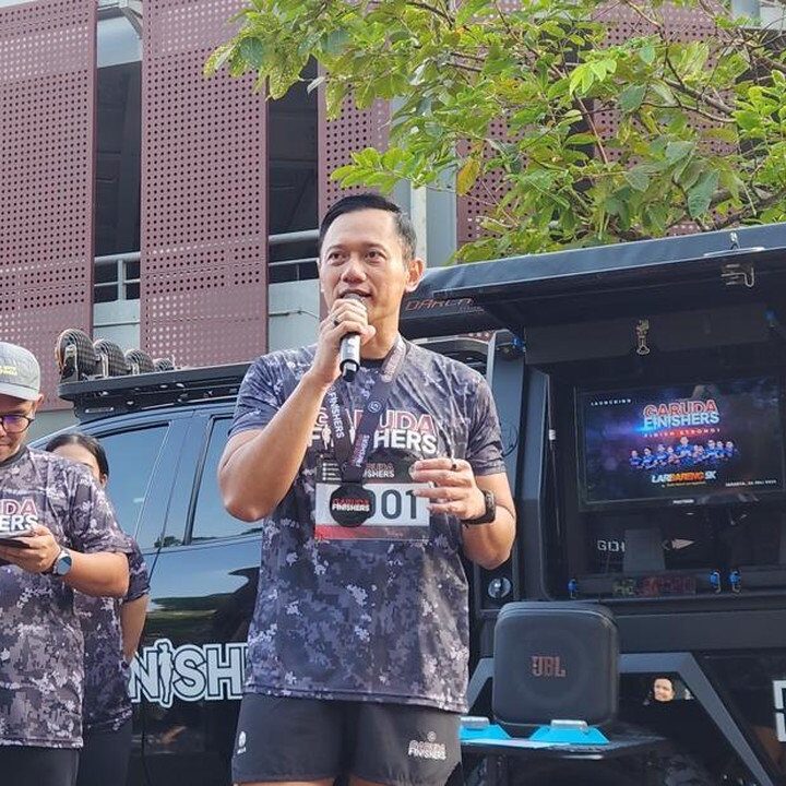 AHY Aktifkan Kembali Garuda Finisher, Komunitas Lari untuk Generasi Muda