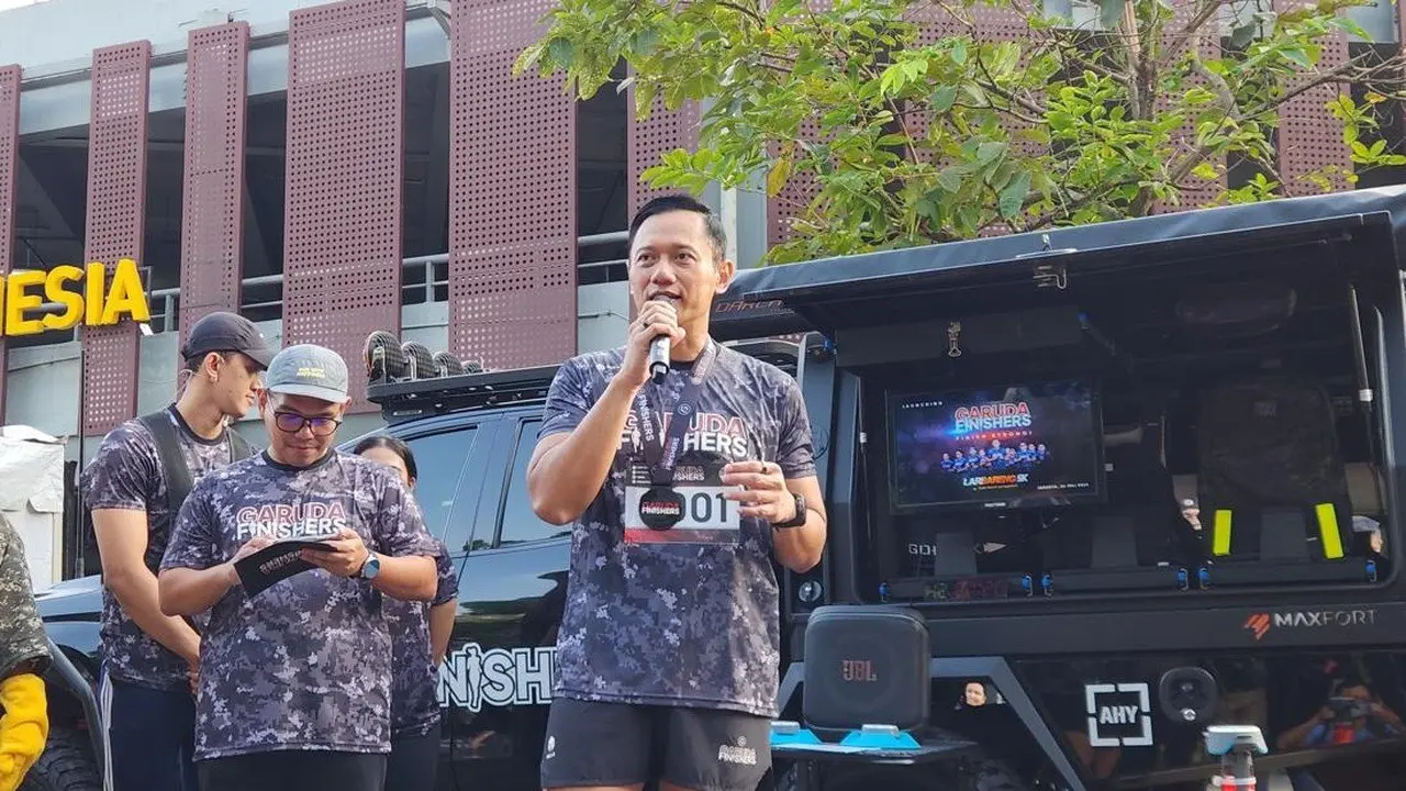 AHY Aktifkan Kembali Garuda Finisher, Komunitas Lari untuk Generasi Muda