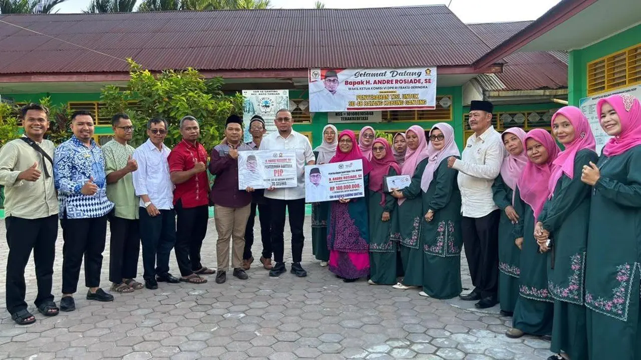 Andre Rosiade Alokasikan Rp 300 Juta untuk Ruang Kelas Baru SDN 48 Ganting