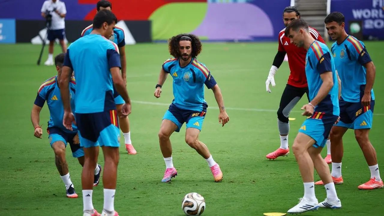 Badai di New Jersey Paksa Spanyol Batalkan Latihan Jelang Final Piala Dunia