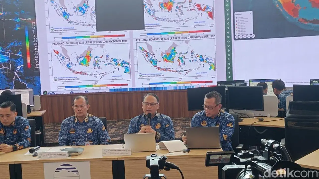 BMKG: Musim Hujan Diprediksi Meluas November 2026, El Nino Berakhir Awal 2027