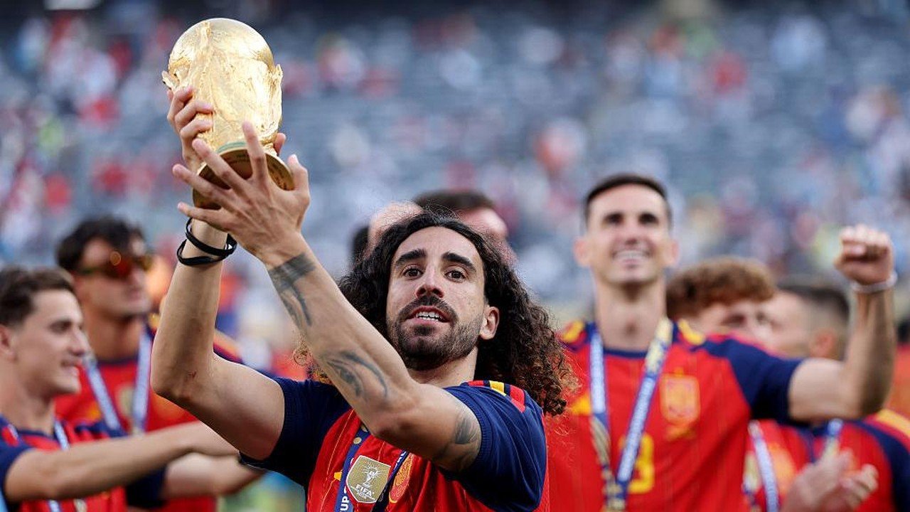 Cucurella Tepati Janji Tato Wajah De la Fuente Usai Spanyol Juara Piala Dunia 2026