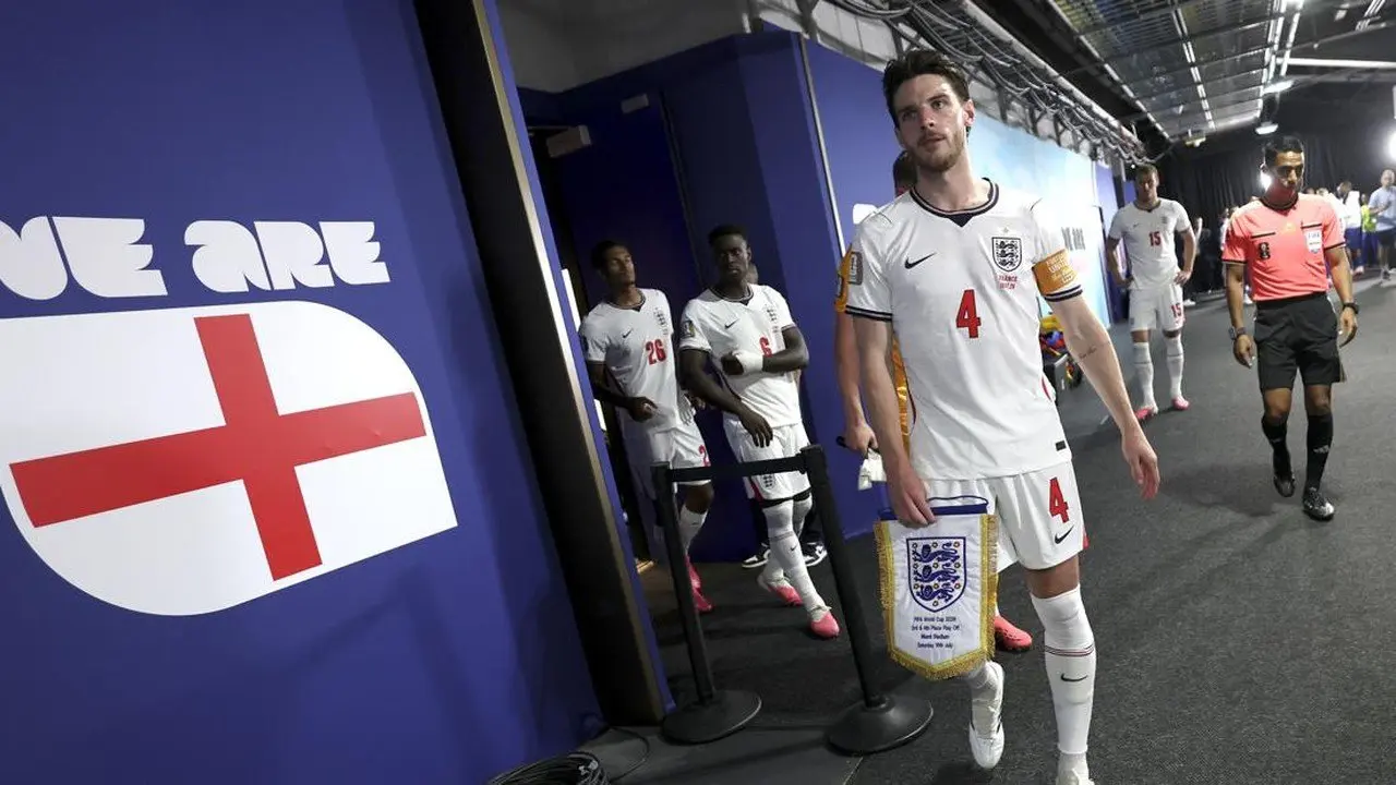 Declan Rice Ucapkan Terima Kasih ke Fans Inggris Usai Raih Peringkat Ketiga Piala Dunia 2026
