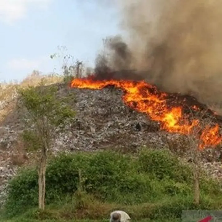 TPA Pakusari di Jember Terbakar Siang Ini, Diduga Akibat Puntung Rokok