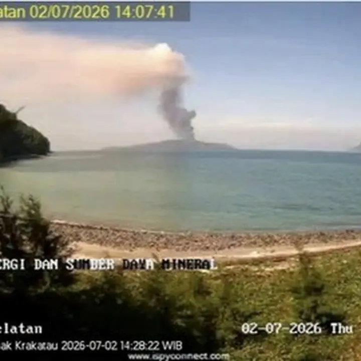 Badan Geologi Tepis Video Viral Letusan Gunung Anak Krakatau: Hoaks