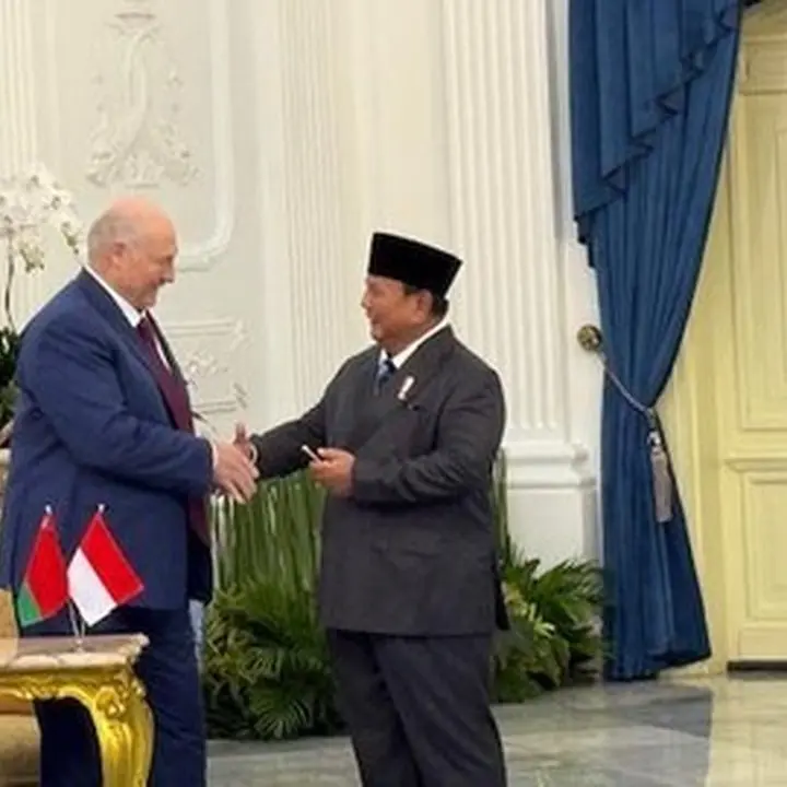 Prabowo dan Lukashenko Umumkan Roadmap Kerja Sama Indonesia-Belarus 2026-2030