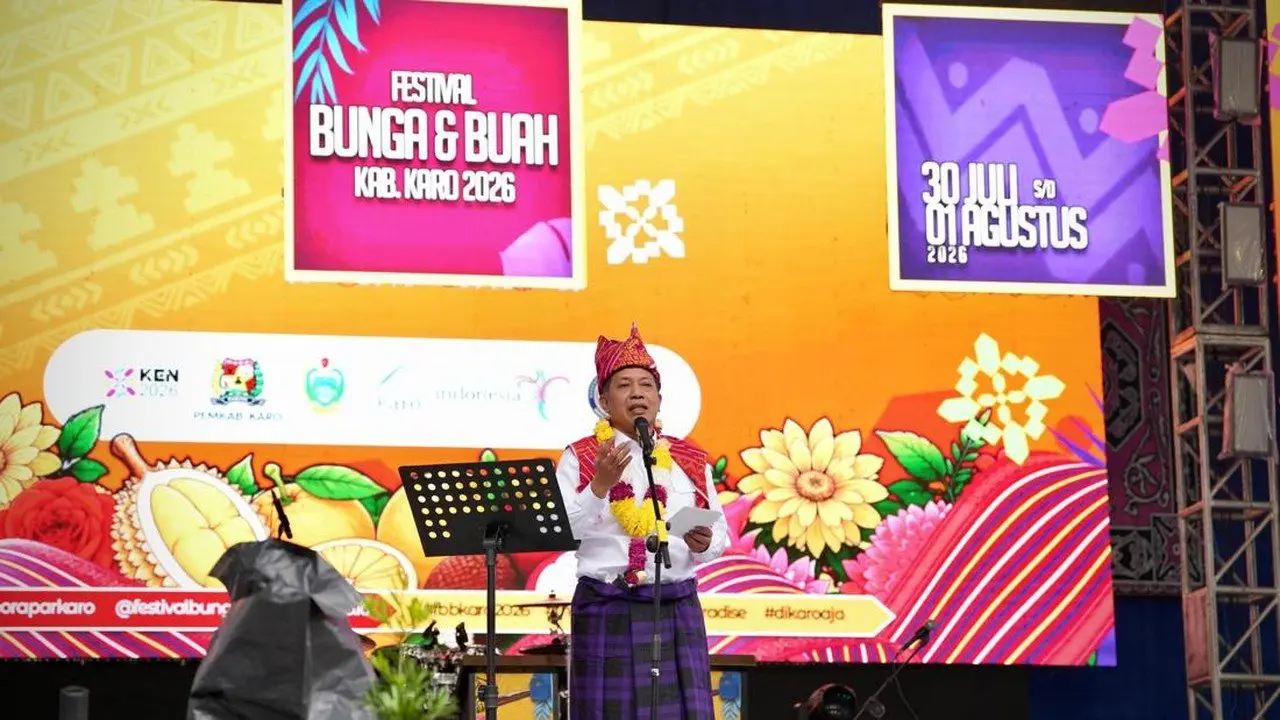 Festival Bunga dan Buah Karo 2026 Dipuji Menkop sebagai Ajang Promosi Potensi Pertanian Unggulan