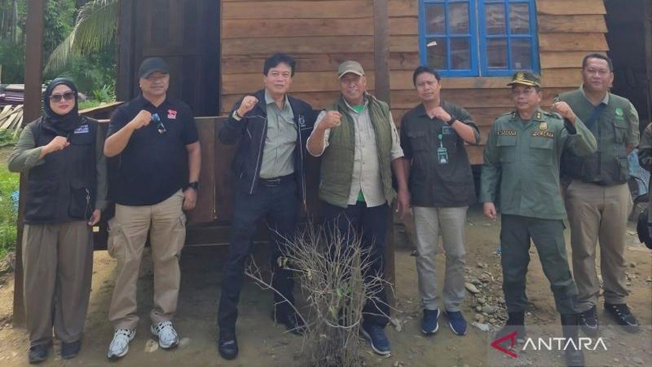 Gotong Royong Polisi Hutan Bangun 8 Huntap Korban Bencana di Aceh Tamiang