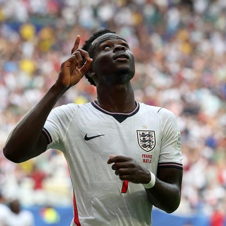 Hat-trick Saka Bawa Inggris Tundukkan Prancis dalam Drama 10 Gol