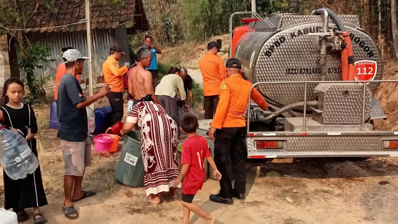 Kemarau Panjang Landa Bogor, Ribuan Warga Jonggol dan Jasinga Krisis Air Bersih