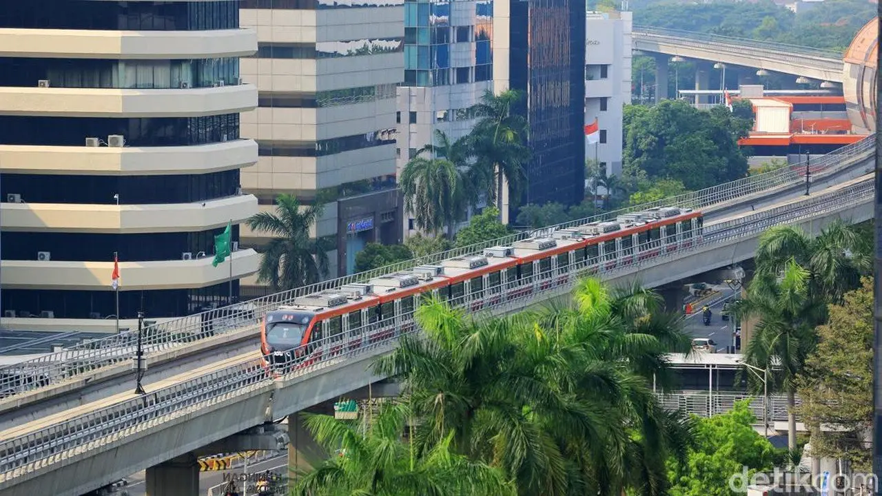 LRT Jakarta Fase 2 Target Beroperasi Agustus 2026, Tempuh 28 Menit ke Manggarai