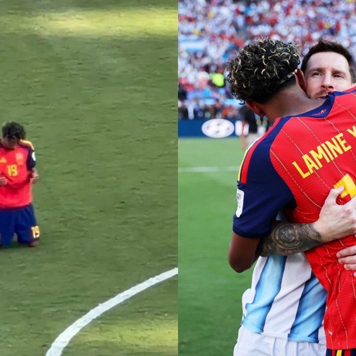 Momen Emosional Lamine Yamal: Doa Syukur dan Pelukan Hangat untuk Lionel Messi