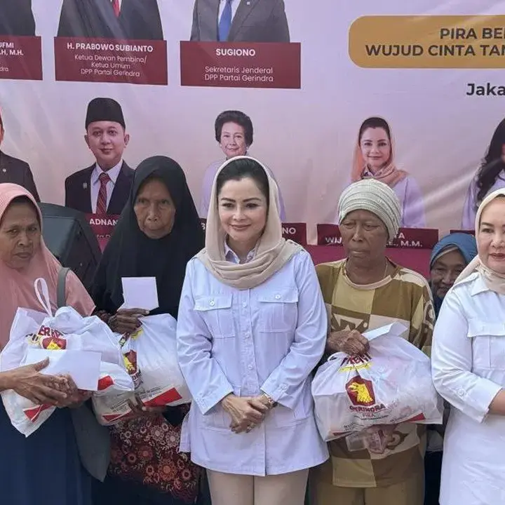 PIRA Gerindra Gelar Bakti Sosial di Jaktim, Bagikan Ribuan Sembako Sesuai Arahan Prabowo