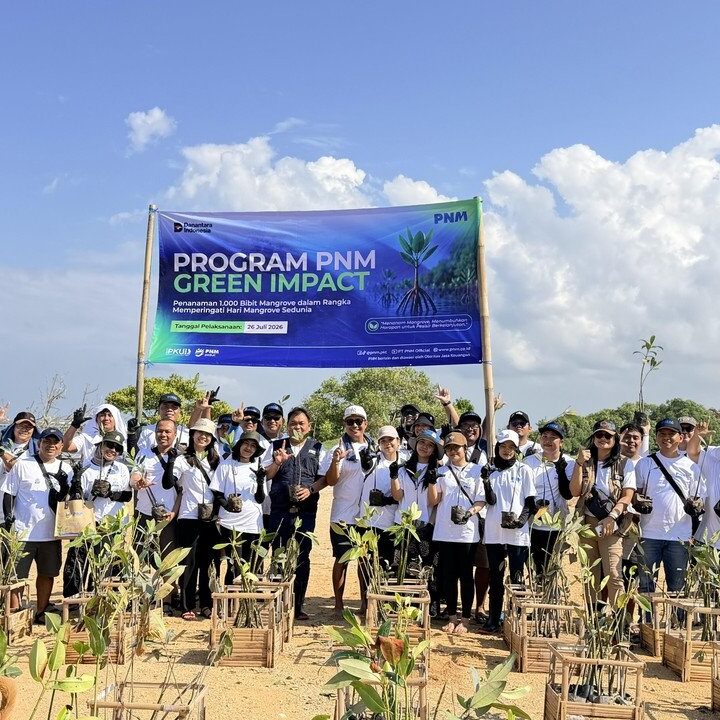 PNM Tanam Ribuan Mangrove di 18 Titik Pesisir untuk Jaga Lingkungan dan Ekonomi