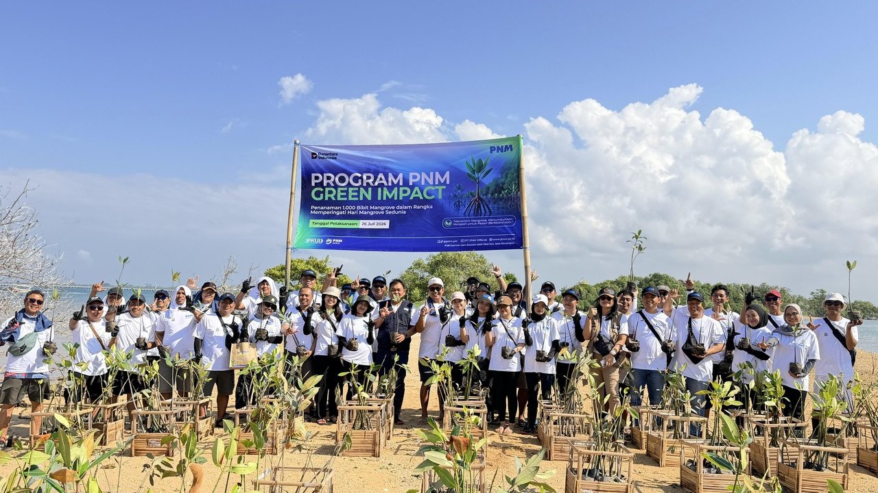 PNM Tanam Ribuan Mangrove di 18 Titik Pesisir untuk Jaga Lingkungan dan Ekonomi
