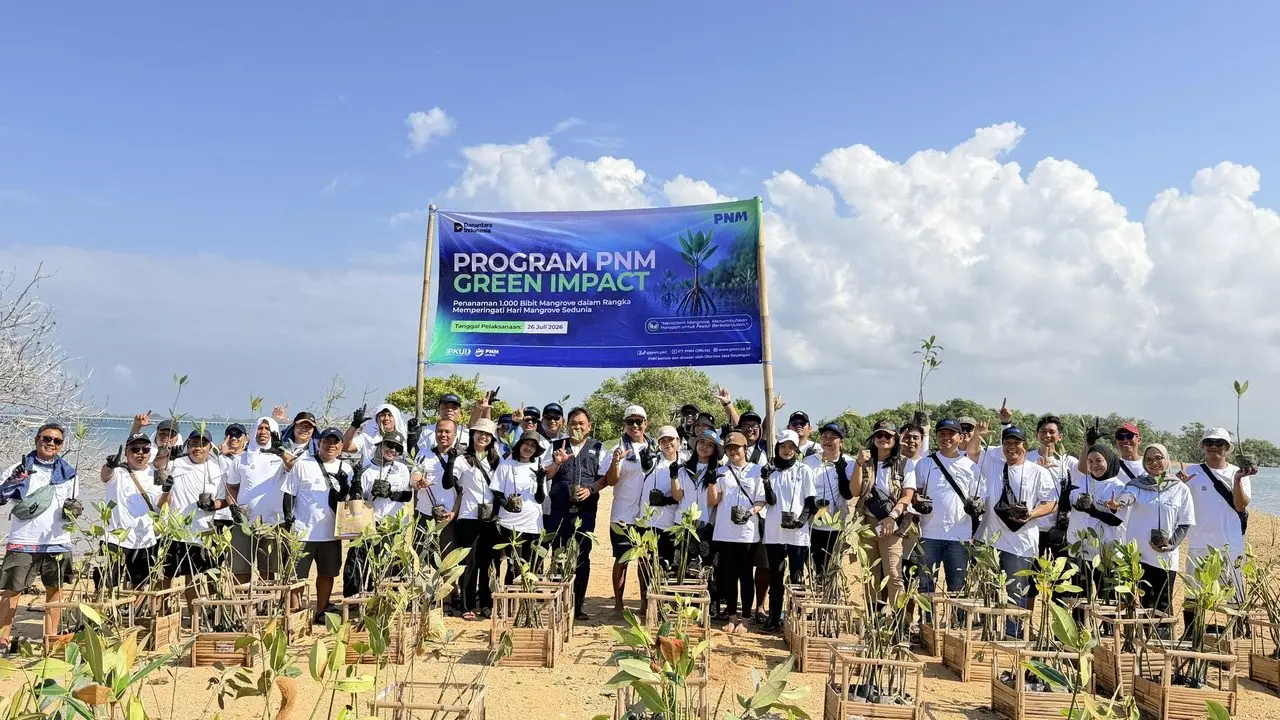 PNM Tanam Ribuan Mangrove di 18 Titik Pesisir untuk Jaga Lingkungan dan Ekonomi