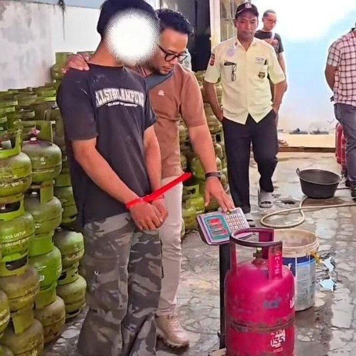 Polda Jabar Ungkap Pengoplosan Gas LPG Ilegal di Bogor, Ribuan Tabung Disita
