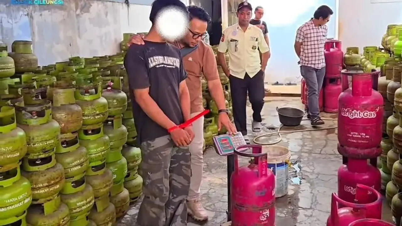 Polda Jabar Ungkap Pengoplosan Gas LPG Ilegal di Bogor, Ribuan Tabung Disita