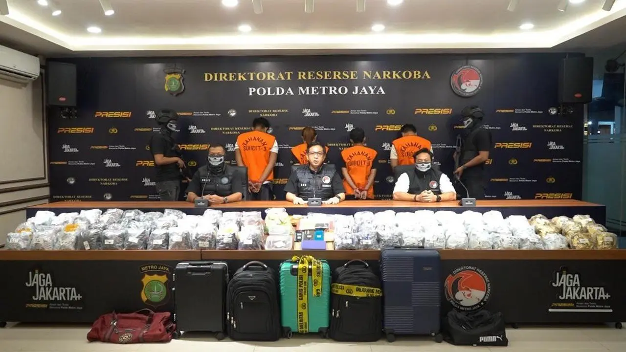 Polda Metro Jaya Sita Ribuan Vape Narkoba di Jaksel, Jaringan Internasional Terungkap
