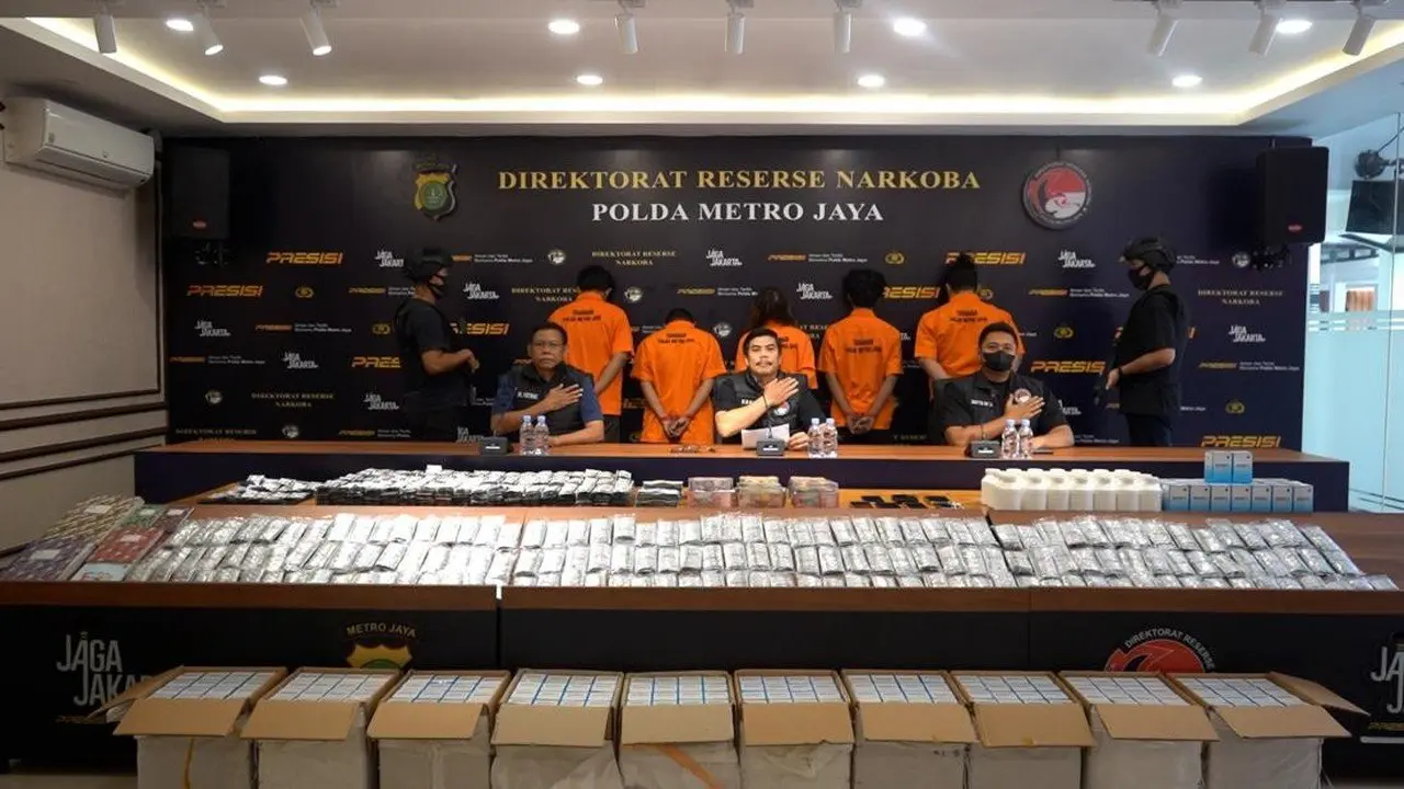 Polda Metro Jaya Ungkap Jaringan Pengedar Obat Keras Ilegal di Tanah Abang