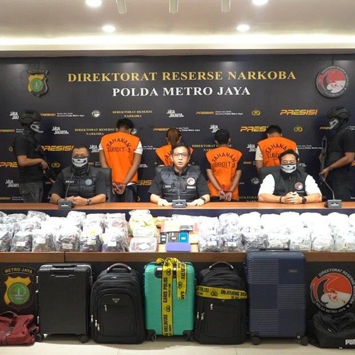 Polda Metro Sita 8.698 Vape Etomidate di Jaksel, Jaringan Internasional Dibongkar