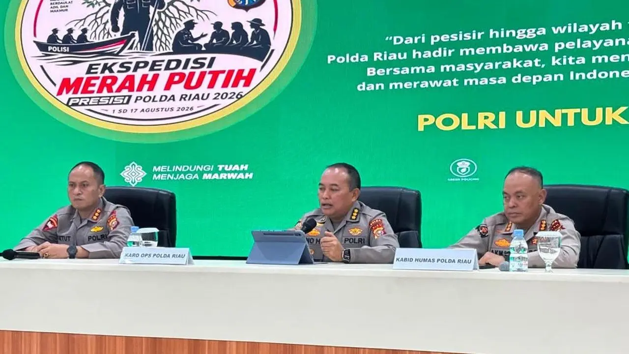 Polda Riau Gelar Ekspedisi Merah Putih Presisi: Hadirkan Negara Hingga Pelosok Negeri