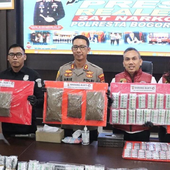Polresta Bogor Ungkap 61 Kasus Narkoba dalam 3 Bulan, Ribuan Obat Keras Disita