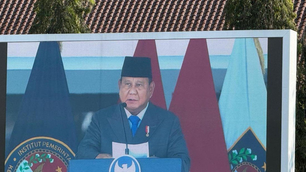 Prabowo Apresiasi Lulusan IPDN dari Keluarga Sederhana, Bukti Seleksi Berhasil