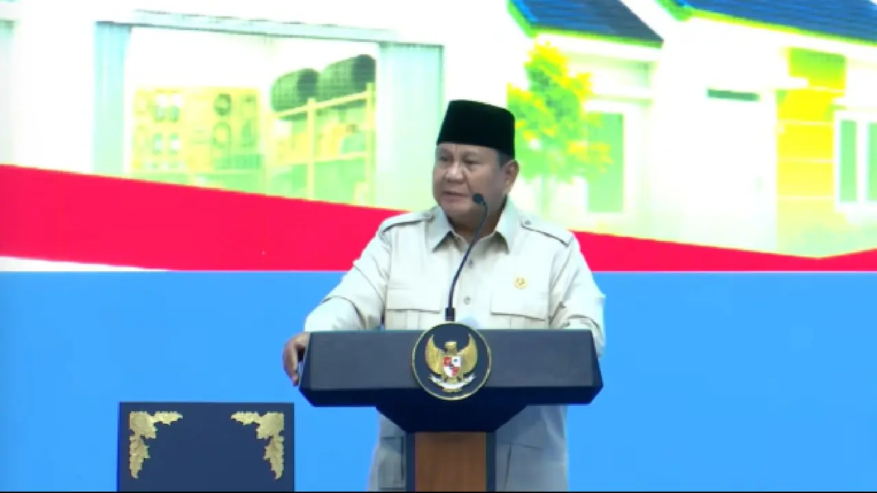 Prabowo Beri Pesan Khusus untuk Wartawan Penerima KPR Subsidi: "Jangan Hoax"