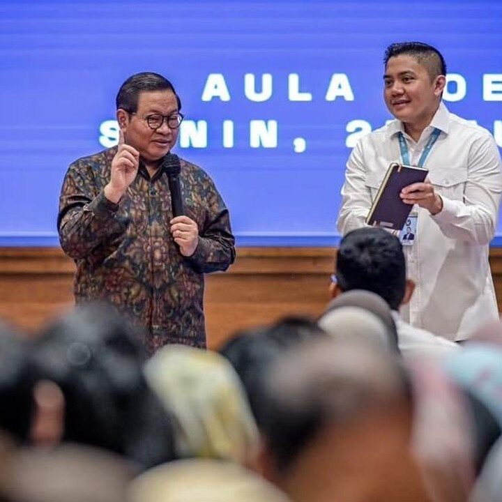 Pramono Anung dan Teddy Indra Wijaya Bahas Proyek Strategis Nasional di Setkab