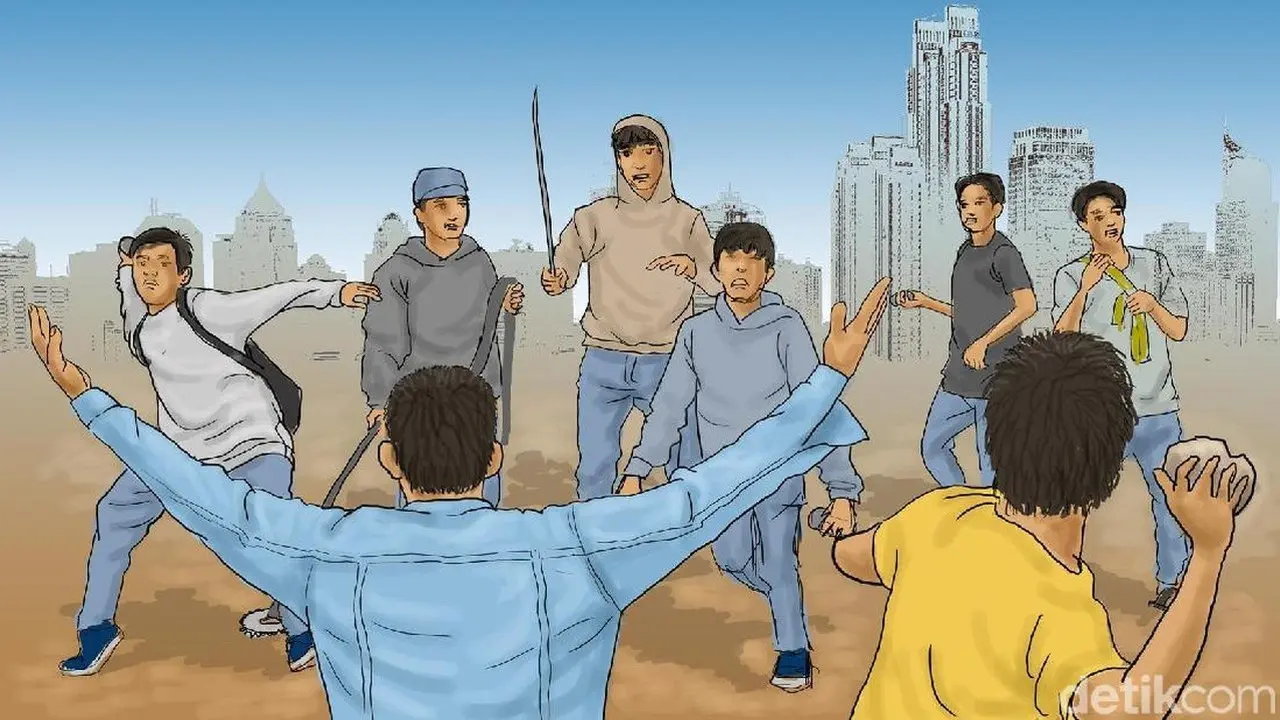 Remaja Diduga Tawuran Bawa Sajam di PIK Jakut, Polisi Buru Pelaku