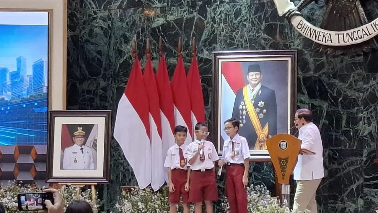 Tiga Bocah SD Juara Lomba Robotik Ingin Ciptakan Solusi Kemacetan dan Sampah DKI