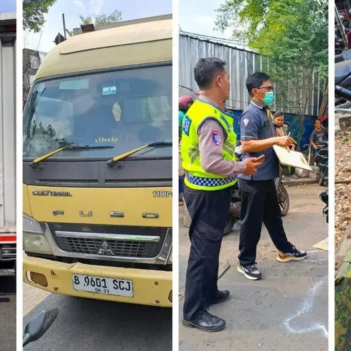 Truk Boks Hantam Motor di Kramat Jati, Satu Tewas di Tempat