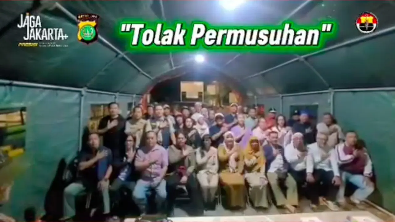 Warga Menteng Bersatu Tolak Permusuhan, Serukan Kedamaian di Jakarta