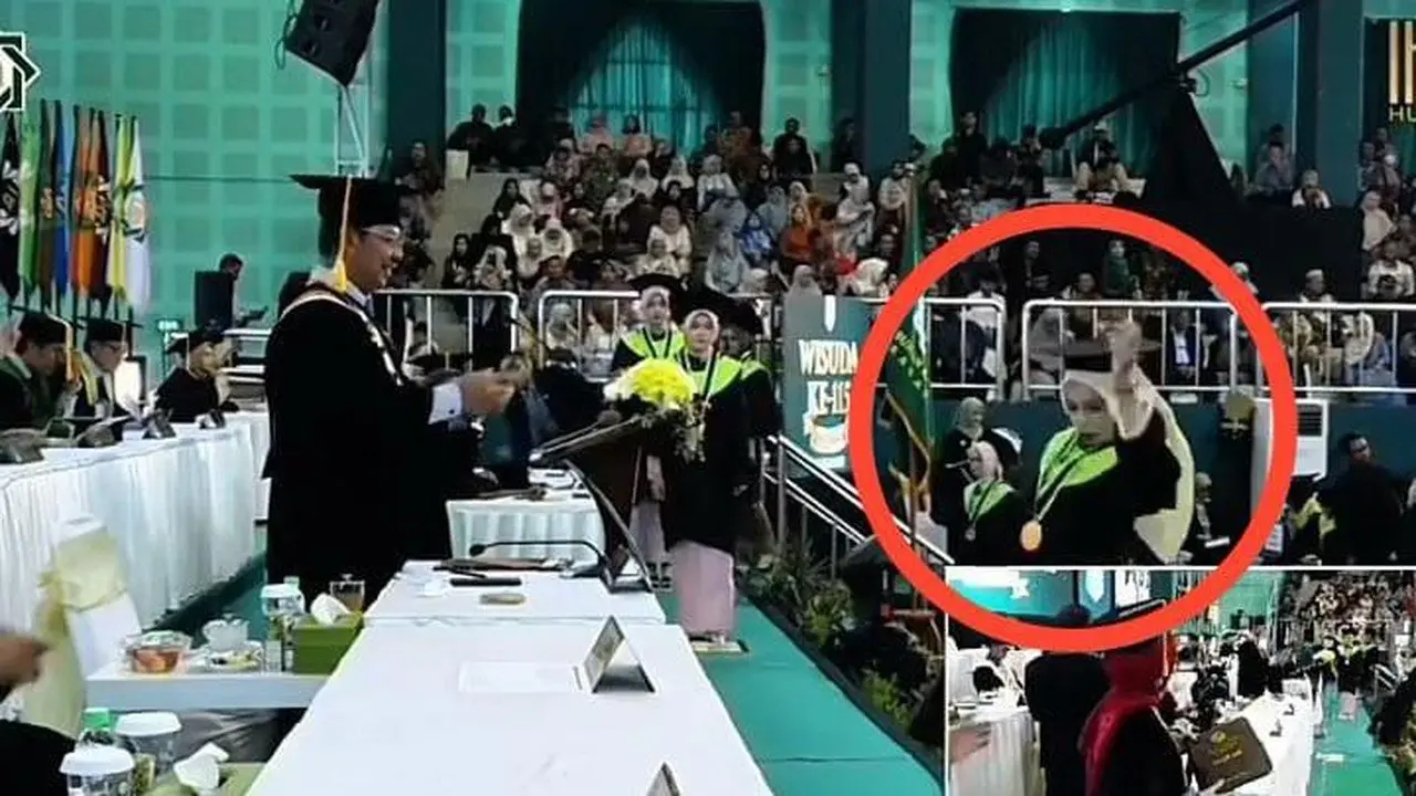 Wisudawati UINSA Jatuh dari Panggung saat Minta Foto Rektor, Kampus Lakukan Evaluasi