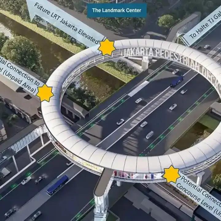 Jembatan Donat Dukuh Atas Rp361 M Disiapkan Jadi Ikon Baru Jakarta, Hubungkan Enam Moda Transportasi