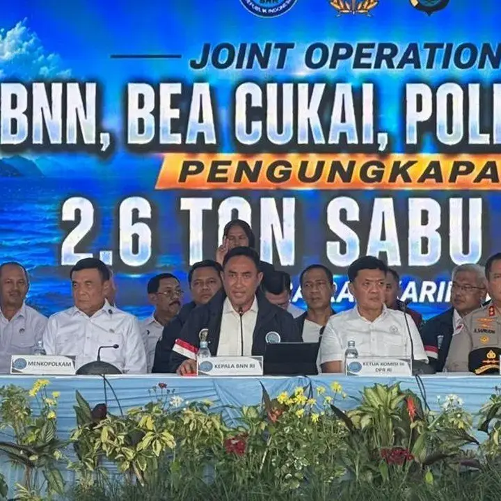 BNN Ungkap Jaringan Sabu Cair 2,6 Ton Terkait Kasus Ketamin 1,3 Ton