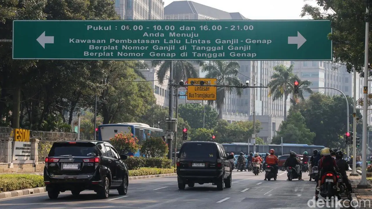 Ganjil Genap Jakarta Libur Saat Maulid Nabi 25 Agustus 2026