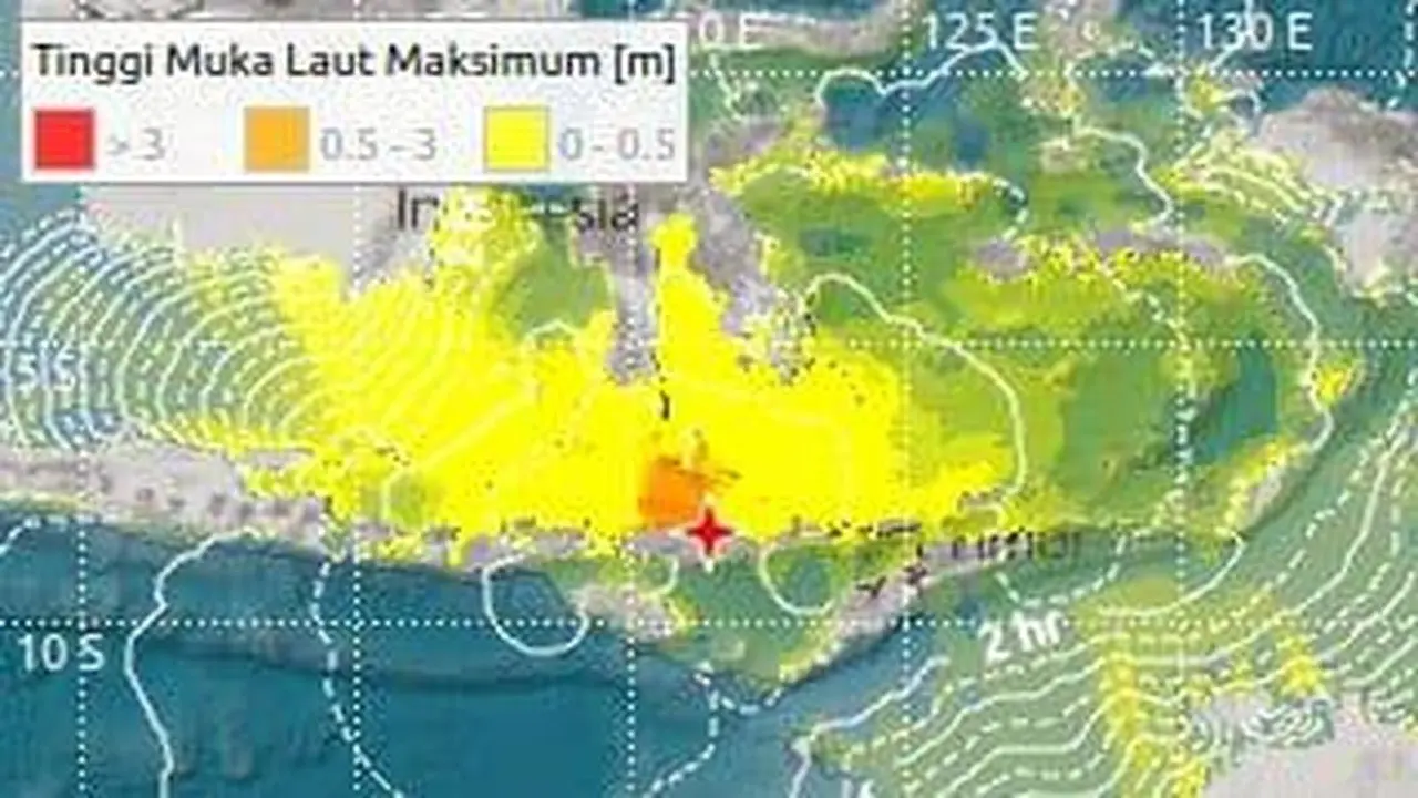 Gempa M 7 Guncang NTT, Tsunami Melanda 10 Wilayah dengan Ketinggian 0,9 Meter
