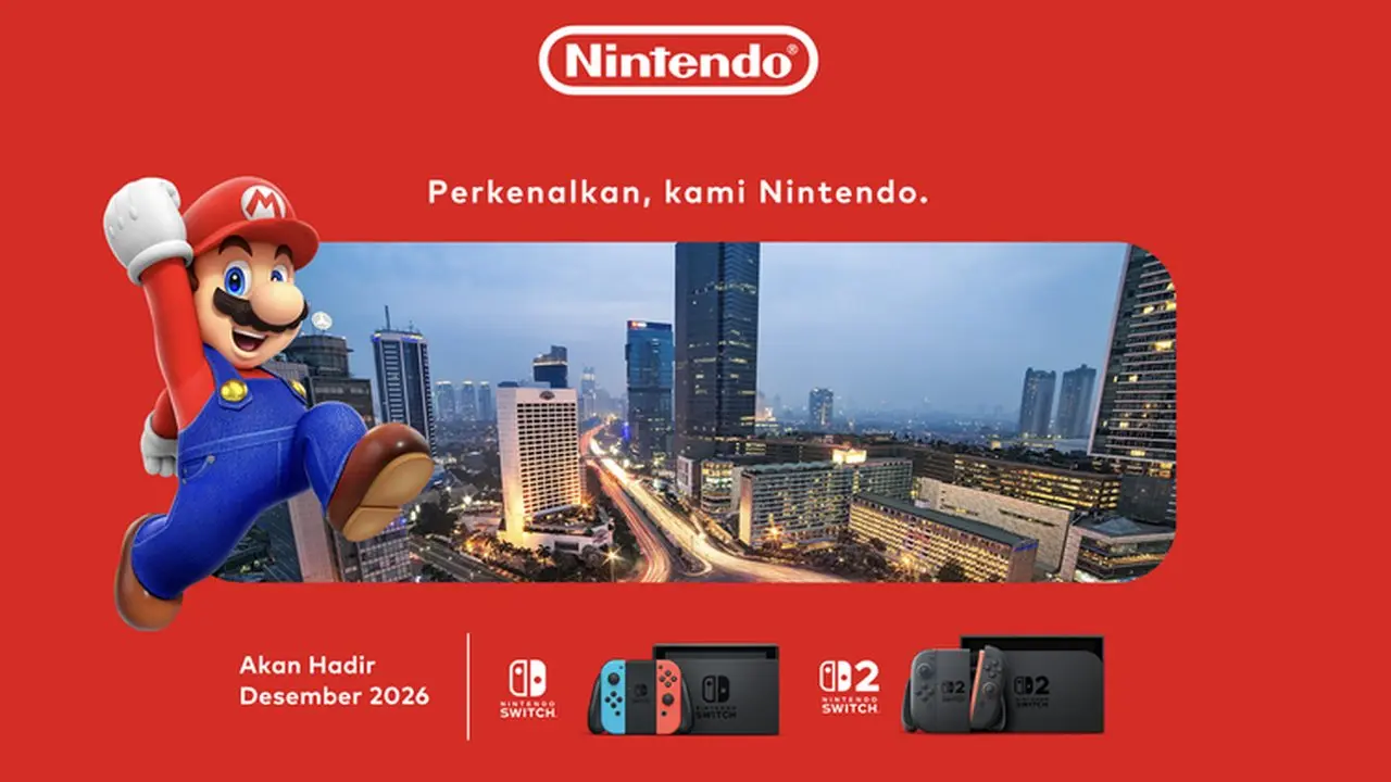 Nintendo Umumkan Kehadiran Resmi di Indonesia, Switch Hadir Desember 2026