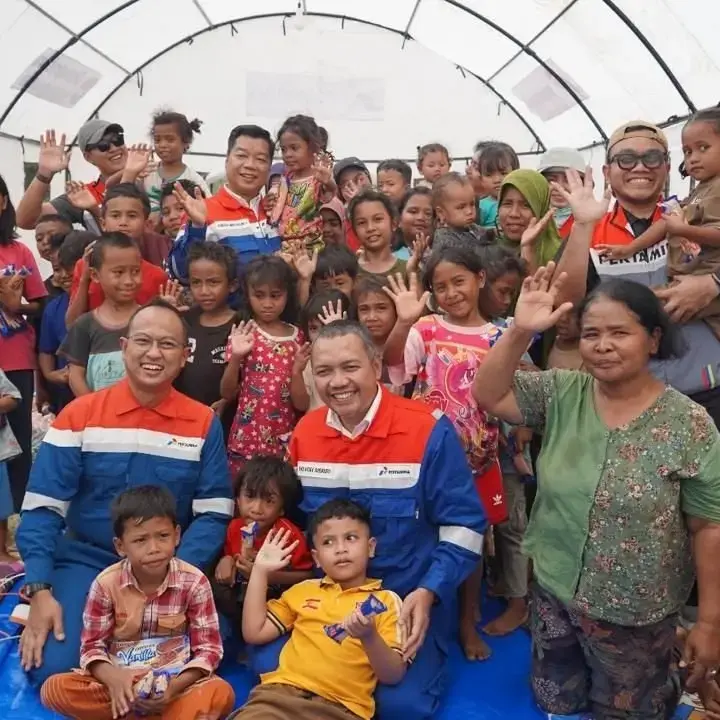 Pertamina Hadir di Flores, Berikan Bantuan dan Pendampingan Psikologis Pasca-Gempa