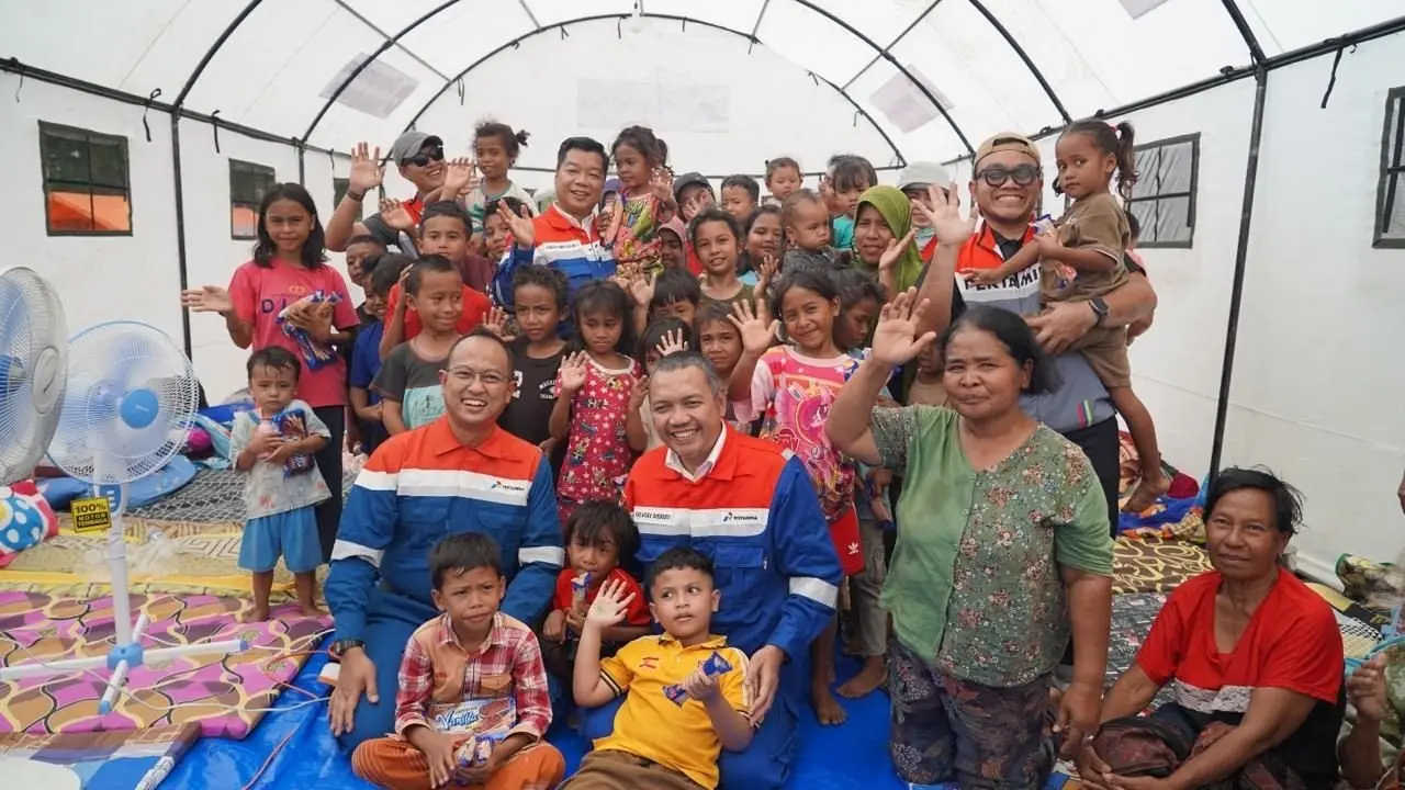 Pertamina Hadir di Flores, Berikan Bantuan dan Pendampingan Psikologis Pasca-Gempa