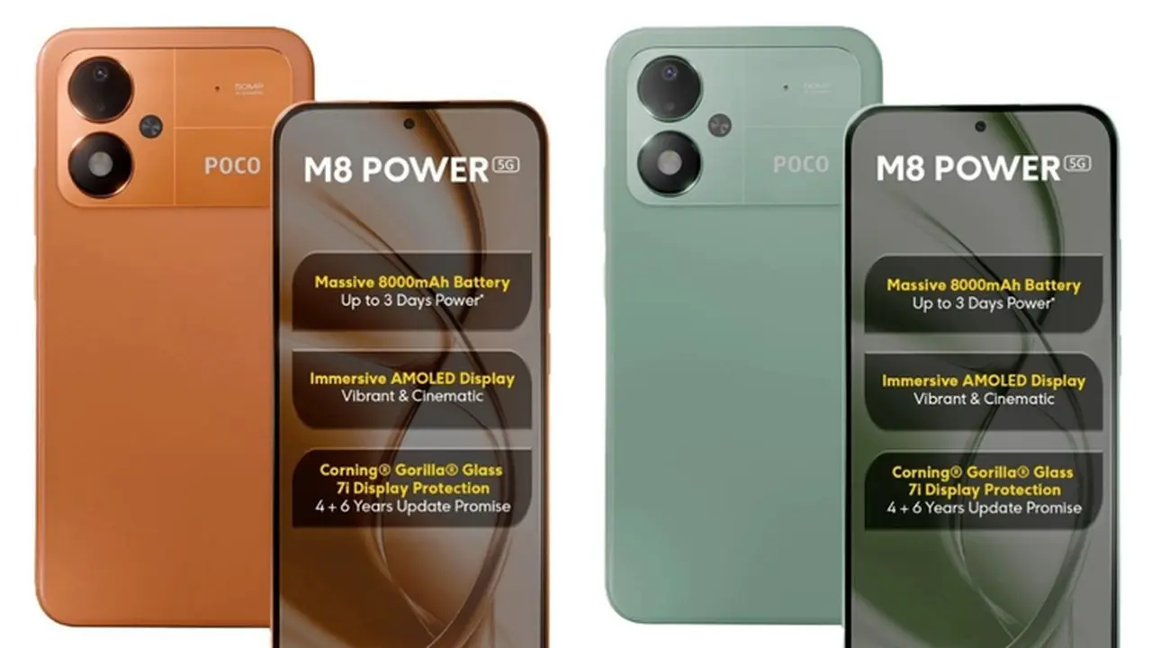 Poco M8 Power Meluncur, Andalkan Baterai 8.000 mAh Tahan 38 Hari