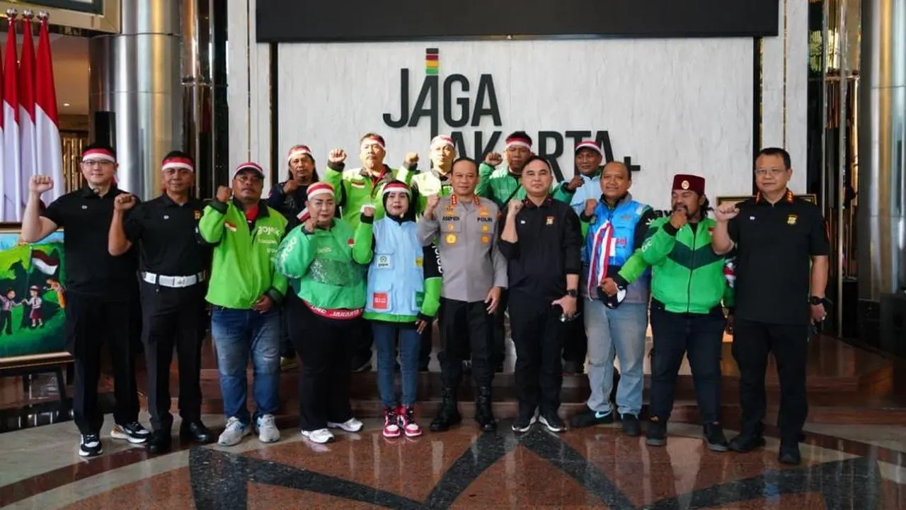 Polda Metro Jaya dan Komunitas Ojol Bersinergi Jaga Jakarta Lewat "Kopdar Kebangsaan"