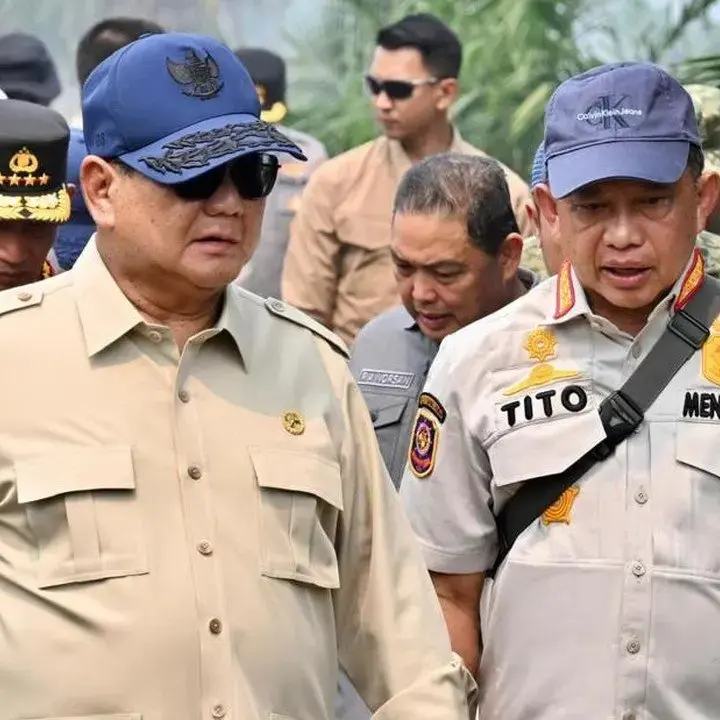 Prabowo dan Tito Pantau Langsung Penanganan Karhutla di Kalimantan Barat