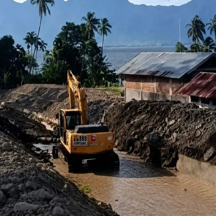 Rehabilitasi Sungai dan Irigasi Pascabencana Sumatera Dikebut